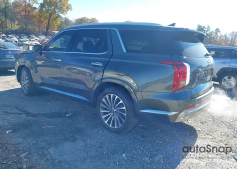 2025 Hyundai Palisade Calligraphy from USA, damaged, VIN KM8R7DGE0SU951687